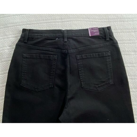 Gloria Vanderbilt 12 Amanda BootCut Classic Rise Black Jeans - Picture 8 of 9